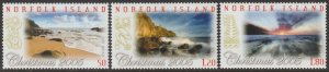 EDSROOM-17326 Norfolk Island 860-62 MNH 2005 Complete Christmas and Bay Views