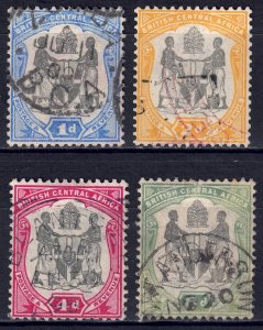 British Central Africa #43,5-6,8  CV $11.50