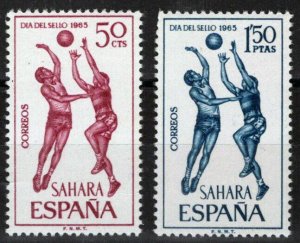 ZAYIX - Spanish Sahara 163, 165 MNH Basketball - Sports 100222S89M