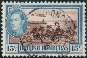 British Honduras  #121  Used CV $0.90