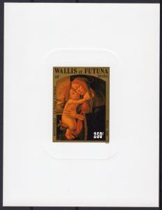 Wallis and Futuna 1986 Sc#346 Christmas by Sandro Botticelli Deluxe S/S MNH