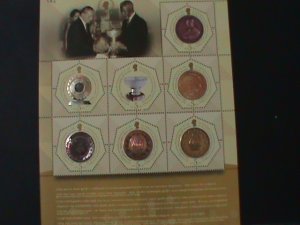 ​THAILAND-2011-SC#2663 ADWARDS OF KING BHUMBIOL ADULYADEJ MNH MINI SHEET-VF