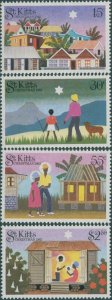 St Kitts 1983 SG134-137 Christmas set MNH