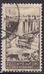 Syria 353  Tel-Chehab Waterfall 1949