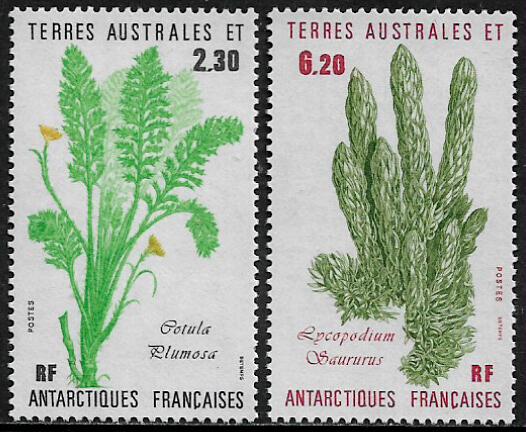 F.S.A.T. #121-2 MNH Set - Plants - Flowers