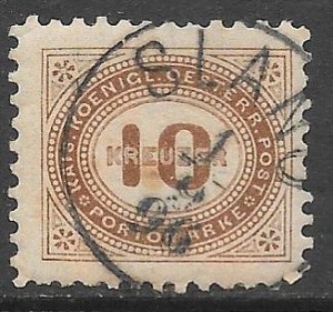 Austria J7: 10k Numeral, used, F-VF