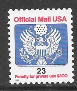 #O148 MNH Official Single