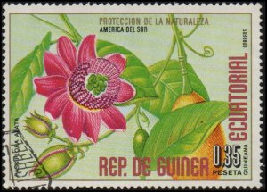 Equatorial Guinea sw1204 - Cto - 0.35p Wing-stem Passion Flower (1976)