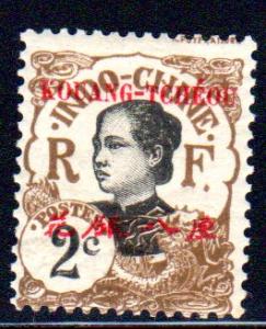France Kwangchowan (廣州灣) #19, mint hinged
