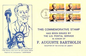 USPS 1st Day of Issue Maxi Card #2147  Bartholdi Statue of Liberty 1985