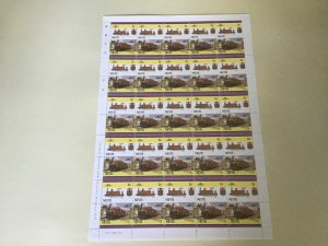 Nevis Snowdon Rangers Railway Locomotive Train MNH full  stamps sheet 49510