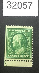 US STAMPS #357 MINT OG LH BLUE PAPER LOT #32057