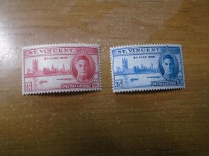 St Vincent  #  152-53  MNH