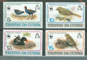 Tristan da Cunha #500-503 Mint (NH) Single (Complete Set) (Fauna) (Wildlife) (Wwf)