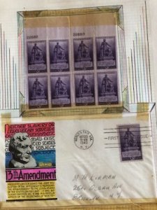 United States 902 First Day Cover and Plate Block (OGNH)