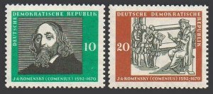 Germany-GDR 397-398,MNH.Michel 643-644. Jan Aamos Komensky,Comenius,1958.