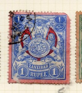 Zanzibar 1904 Early Issue Fine Used 1R. NW-180103