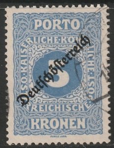 Austria 1919 Sc J73 postage due used
