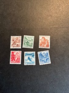 Switzerland Stamp #316-21 never hinged
