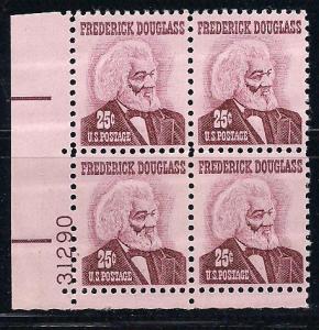 Plt Blk Sc# 1290 Frederick Douglass MNH #31290 LL 