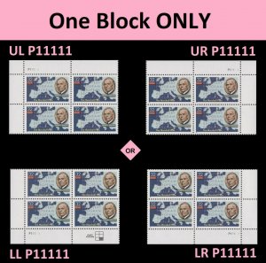 US 3141 The Marshall Plan 32c plate block 4 P11111 MNH 1997