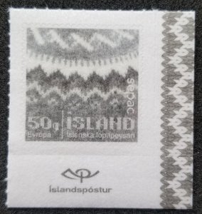 Iceland Handcraft Icelandic Sweater 2017 (stamp logo) MNH *flock paper *unusual