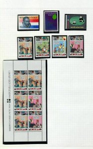 Netherlands Mid/Modern MNH Sheets Booklets Wildlife Red X 130Tro454