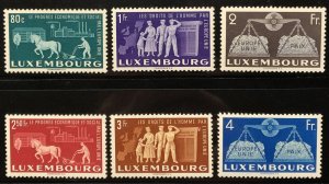 Luxembourg 272-277 Mint NH Complete Set Scott Cat. $175.00