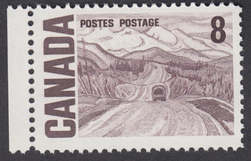 Canada- #461 - 8c Centennial Issue Alaska Highway, DF, DEX Gum - MNH