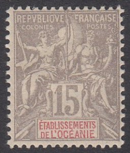 French Polynesia 9 MH CV $10.00