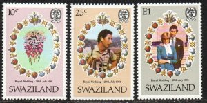 Swaziland Sc #382-384 MNH