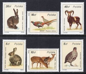 Poland 2719-2724 Birds MNH VF