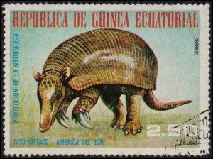 Equatorial Guinea sw1458 - Cto - 2.50e Armadillo (1977)