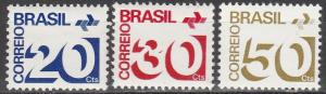 Brazil #1251, 1253, 1255 MNH CV $6.75 (A3214)