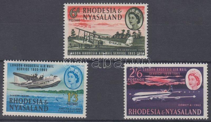 Rhodesia & Nyasaland stamp 30th anniversary of flight connection London WS135096