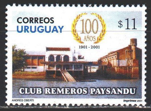 Uruguay. 2001. 2585. Rowing Sports Club. MNH.