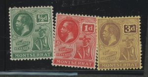 Montserrat #43/44/47 Unused Single