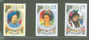 Cook Islands #1209-1211  Single (Complete Set) (Queen)