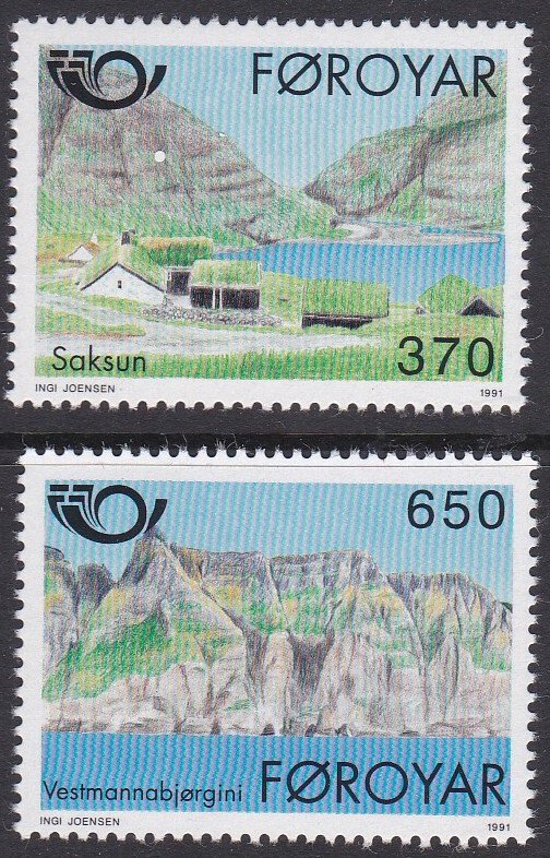 Faroe Islands Sc #226-227 MNH