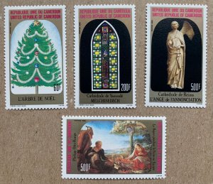 Cameroun 1983 Christmas Paintings, MNH. Scott 753-756, CV $11.20. Art, religion