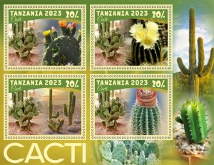 Stamps. Plants, Cactus 1+1 sheets perforated MNH**