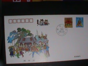 ​CHINA STAMP-1998-SC#2827,2747 YEAR OF TIGER & OX-MNH-NEW YEAR GREETING FDC VF