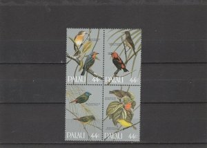 Palau  Scott#  102a  MNH Block of 4  (1986 Songbirds)