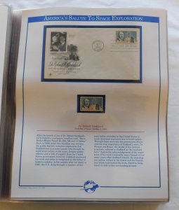 America's Salute to Space Exploration, Fleetwood First Day Covers w/ Min...