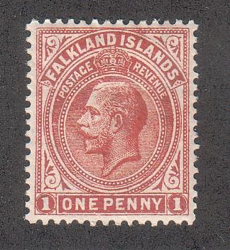 Falkland Islands #31. MH. 1912-14 **Awardmasters**