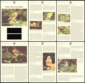 Cook Is. WWF Birds Info pages