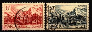 French Morocco Scott 259 - 260 used