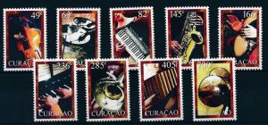 [CU019] Curacao 2011 Music Instruments Trumpet Saxophone MNH 