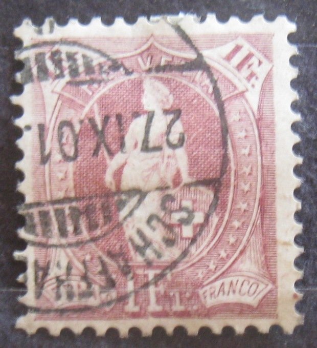 Switzerland #124 Used- SCV=$16.00