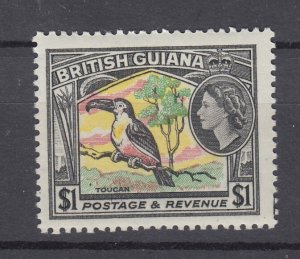 J27928 1963-5 br guiana mh, #286 wmk 314 bird